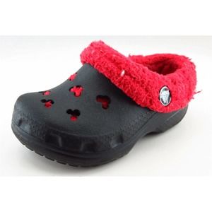 Crocs Black Synthetic Sandals Toddler Girls Sz‎ 6-7